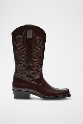 Botas cowboy - Marrón oscuro
