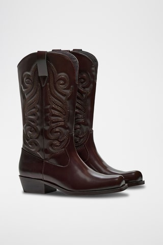 Botas cowboy - Marrón oscuro