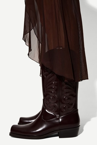 Botas cowboy - Marrón oscuro