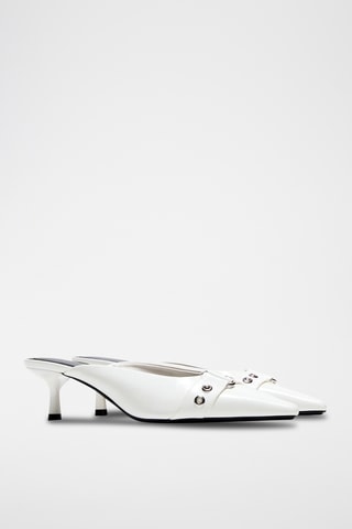 Sandalias de tacón - Blanco