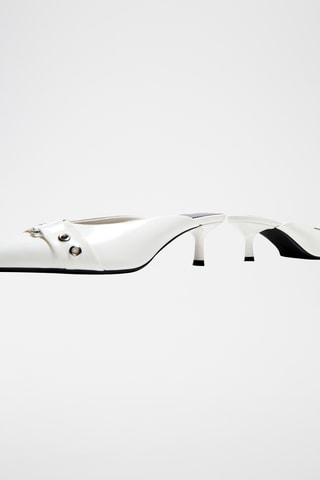 Sandalias de tacón - Blanco