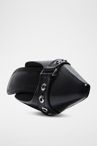 Sandalias con brillo de tacón - Negro