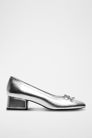 Zapatos de tacón - Plateado