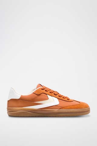 Zapatillas - Mostaza y blanco