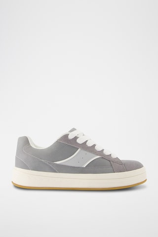 Zapatillas - Gris oscuro y blanco