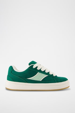 Zapatillas - Verde esmeralda y blanco