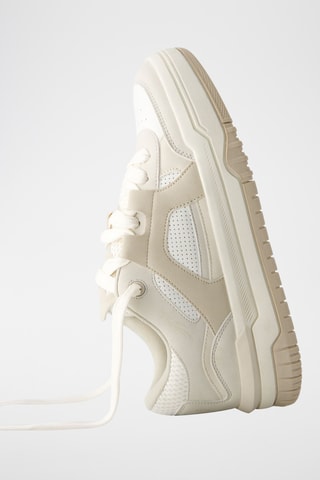 Zapatillas - Beige claro y blanco