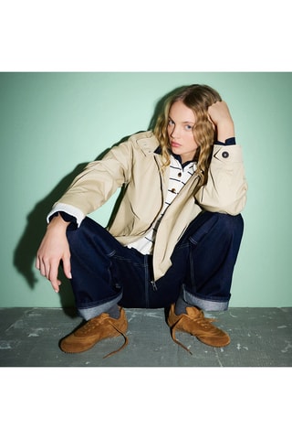 Zapatillas de piel - Camel