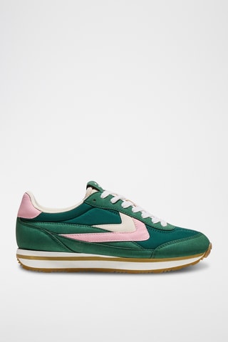 Zapatillas - Verde y rosa