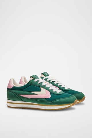 Zapatillas - Verde y rosa