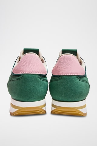 Zapatillas - Verde y rosa