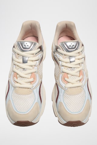 Zapatillas - Crudo y burdeos