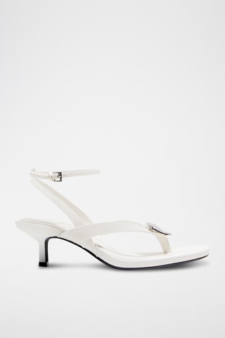 Sandalias de tacón - Blanco