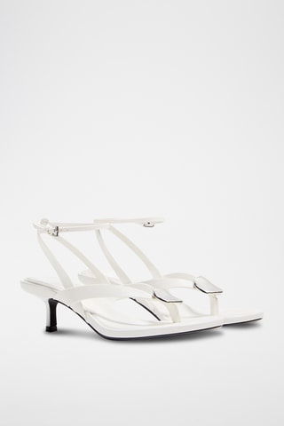 Sandalias de tacón - Blanco