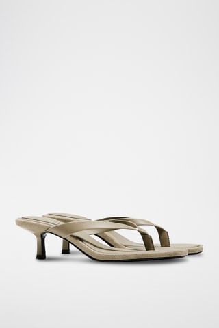 Sandalias de tacón - Dorado