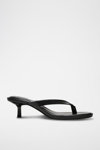 Sandalias de tacón - Negro