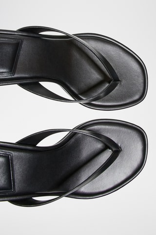 Sandalias de tacón - Negro