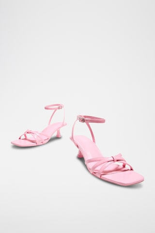 Sandalias de tacón - Rosa