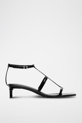 Sandalias de tacón - Negro