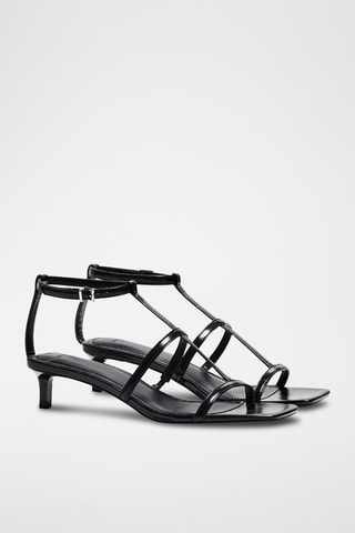 Sandalias de tacón - Negro