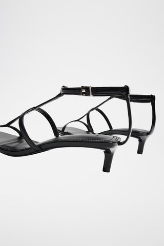 Sandalias de tacón - Negro