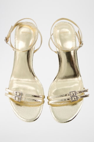 Sandalias de tacón - Dorado