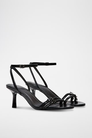 Sandalias de tacón - Negro