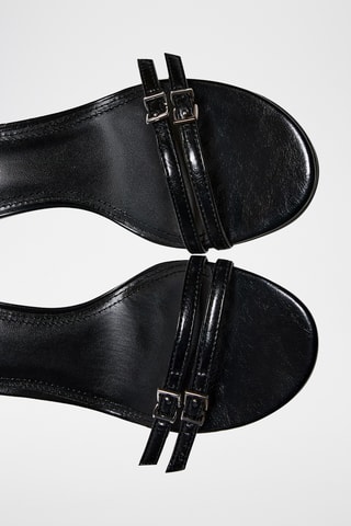 Sandalias de tacón - Negro