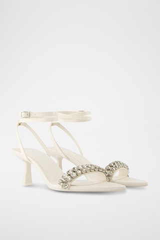 Sandalias de tacón - Blanco