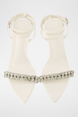 Sandalias de tacón - Blanco