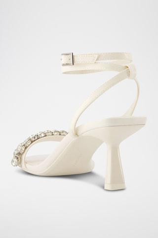 Sandalias de tacón - Blanco