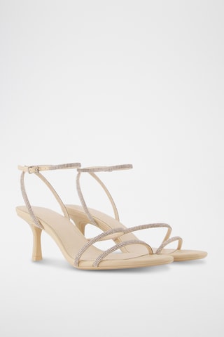 Sandalias de tacón - Beige claro