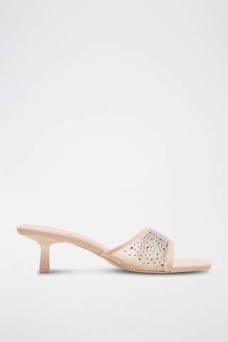 Sandalias de tacón - Beige claro