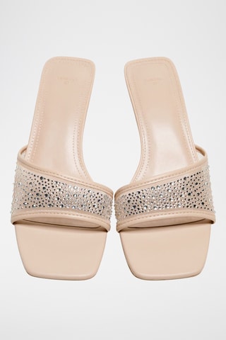 Sandalias de tacón - Beige claro