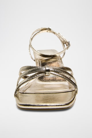 Sandalias de tacón - Dorado