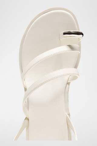 Sandalias de cuña - Blanco