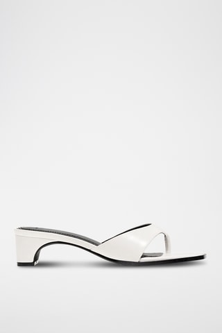 Sandalias de tacón - Blanco