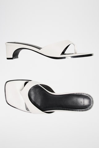 Sandalias de tacón - Blanco