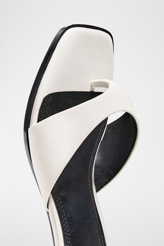 Sandalias de tacón - Blanco