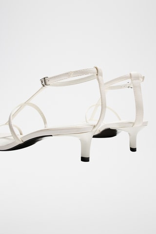 Sandalias de tacón - Blanco