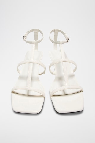 Sandalias de tacón - Blanco