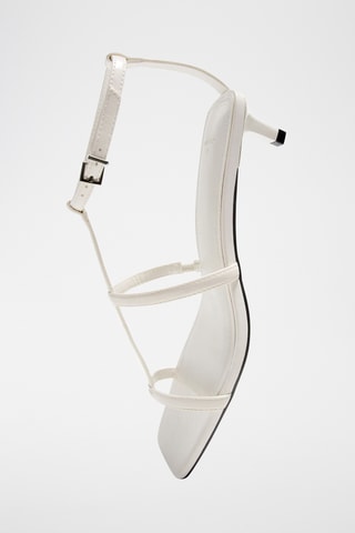 Sandalias de tacón - Blanco