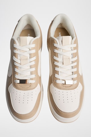 Zapatillas - Blanco y camel