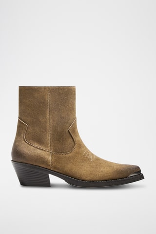 Botas de nobuk - Camel