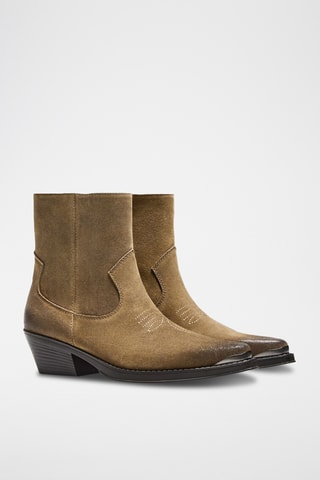 Botas de nobuk - Camel