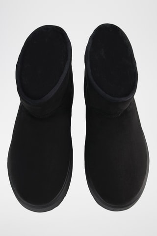 Botas forradas con plataforma - Negro