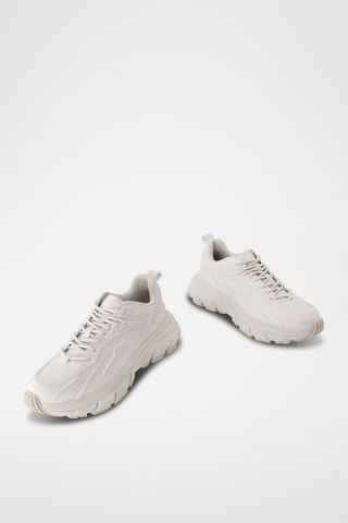 Zapatillas con plataforma - Gris claro