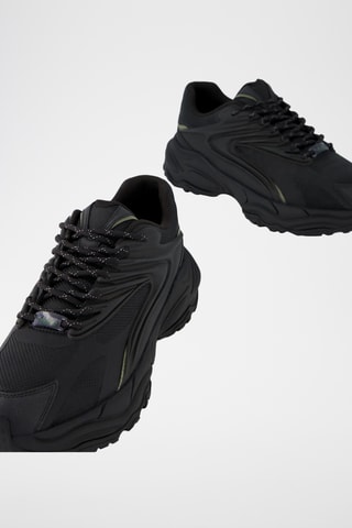 Zapatillas con plataforma - Negro