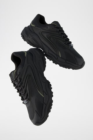 Zapatillas con plataforma - Negro