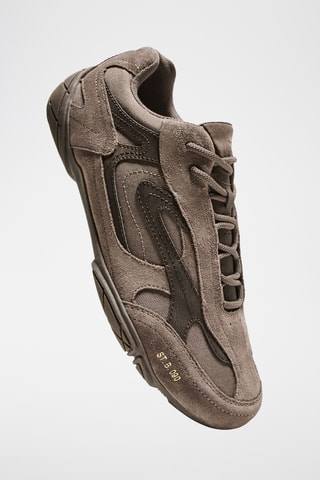 Zapatillas de nobuk - Marrón